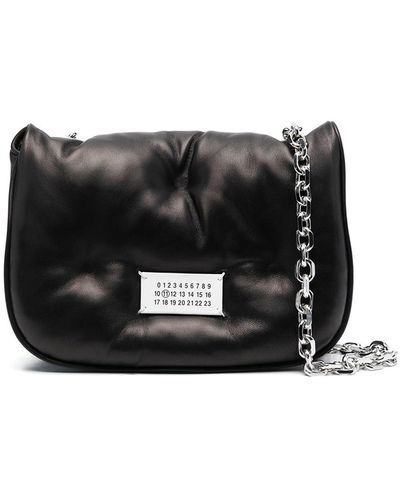MM6 by Maison Martin Margiela Glam Slam Shoulder Bag - Black