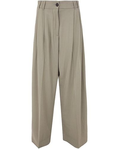 Studio Nicholson Double Pleat Trousers - Grey