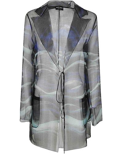 Giorgio Armani Printed Jacket - Grey