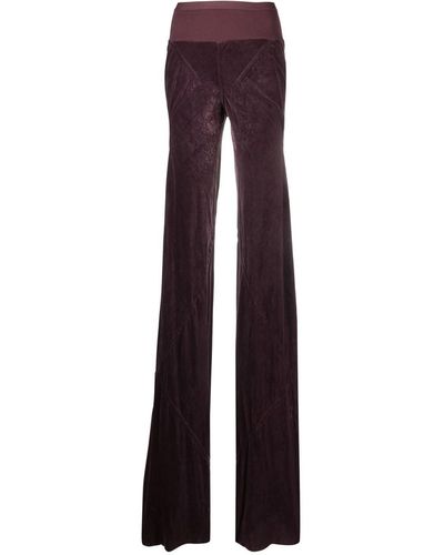 Rick Owens Casual Trousers - Purple