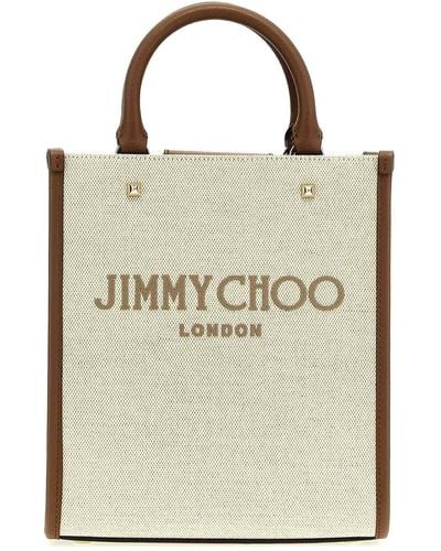 Jimmy Choo Avenue S Shopping Bag - Natural