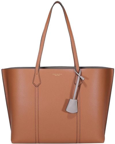 Tory Burch Grainy Tote - Brown