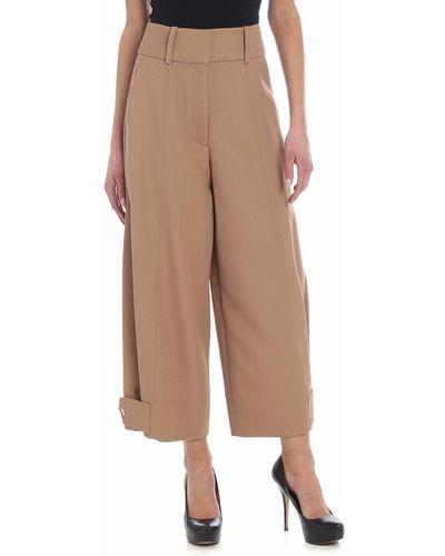 See By Chloé Colored Cropped Trousers - Natural