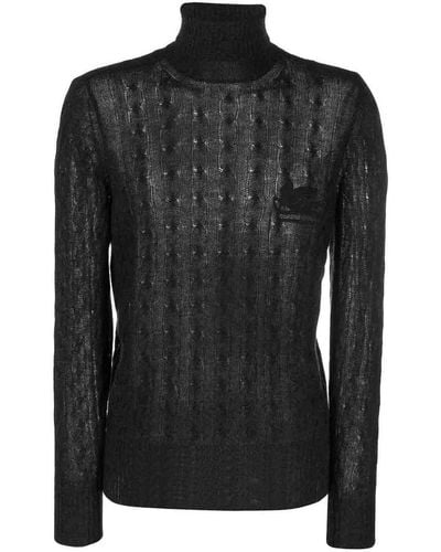 Etro Roll-neck Sweater - Black