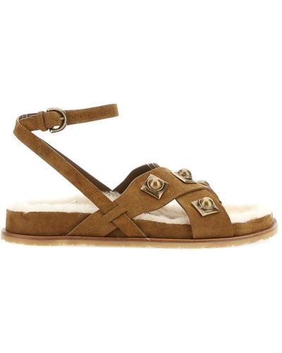 Etro Crown Me Sandals - Natural