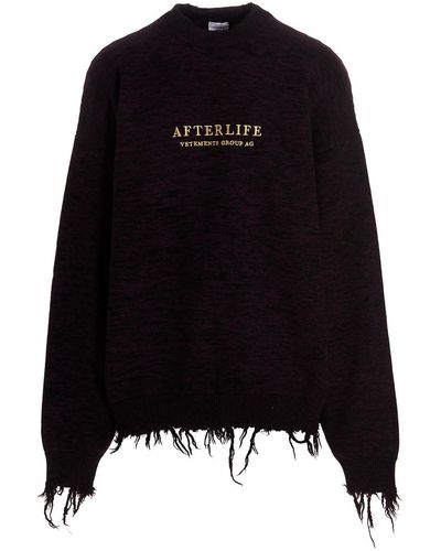 Vetements Afterlife Sweater - Black