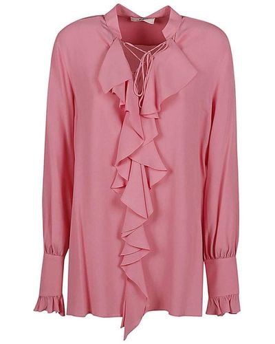 The Seafarer Milly Ruched Shirt - Pink