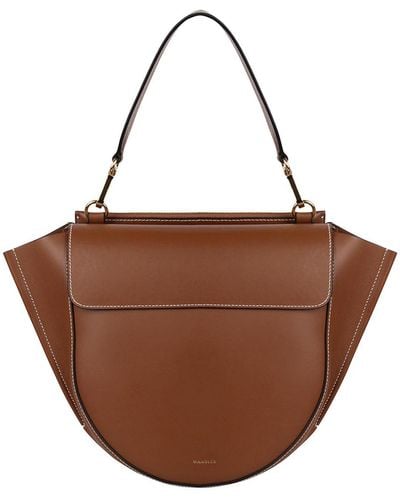 Wandler Hortensia Medium Leather Bag - Brown