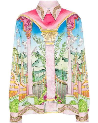 Casablancabrand Le Jardin Ideal Shirt - Multicolour