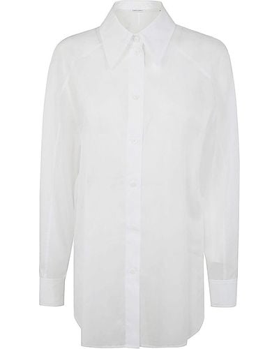 Alberta Ferretti Classic Organdy Shirt - White