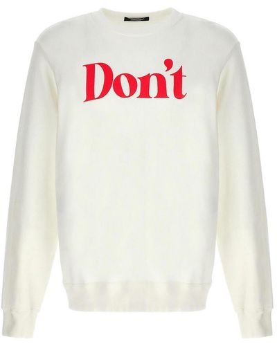 Undercover 'Don'T' Sweatshirt - White