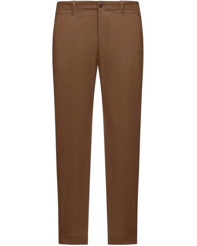Nine:inthe:morning Kent Casual Trousers - Brown