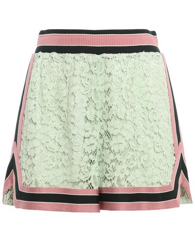 Dolce & Gabbana Lace Shorts - Green