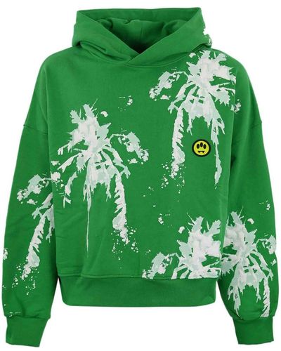 Barrow Sweatshirt With Palm Tree Print - Green