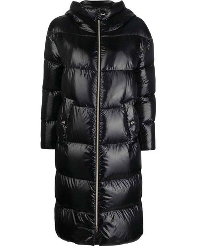 Herno Quilted Down Jacket With Zip - Black