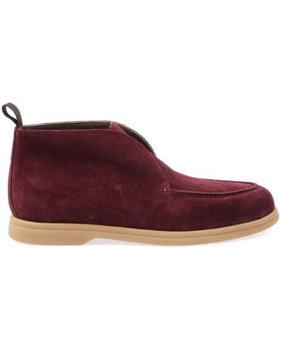 BOTTI 1913 Suede Shoes - Red