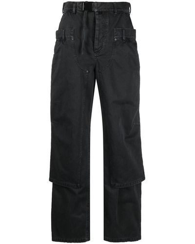 032c Cotton Trousers - Black