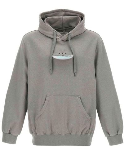 Doublet Embroidery Hoodie - Grey