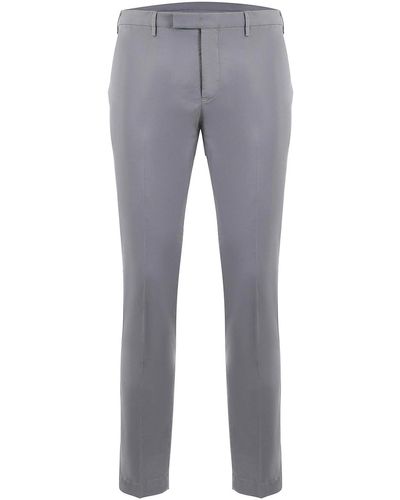 PT Torino Cotton Casual Trousers - Grey