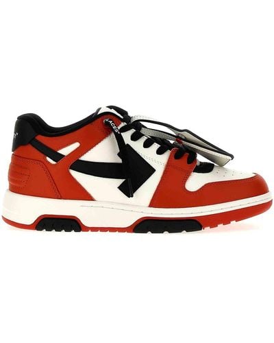 Off-White c/o Virgil Abloh Out Of Office Trainers - Red