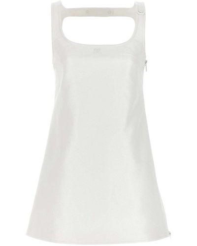Courreges Vinyl Dress - White