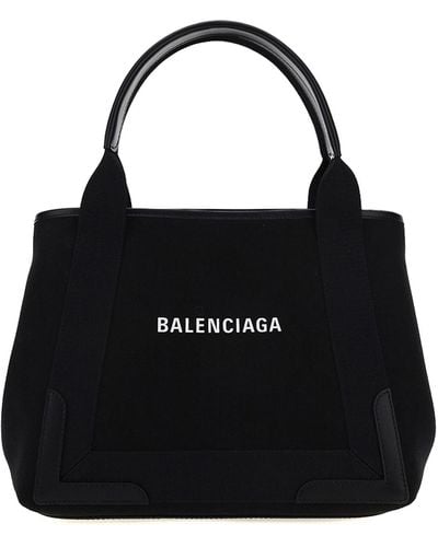Balenciaga Canvas Tote Bag - Black
