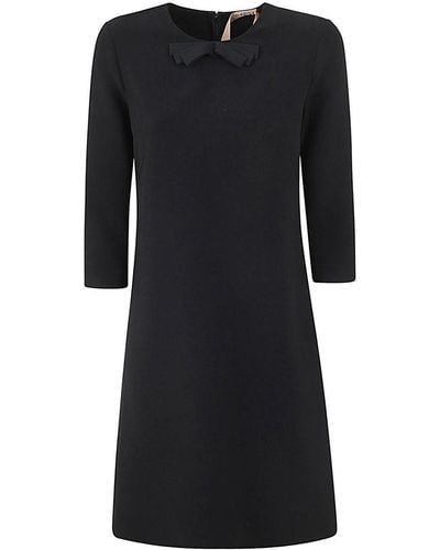 N°21 Three Quarter Sleeve Mini Dress - Black