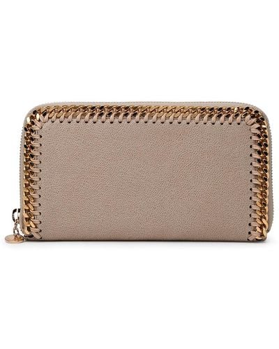 Stella McCartney Continental Wallet In Polyester - Gray