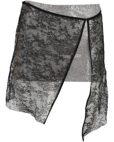 NU Skirt In Silk - Grey