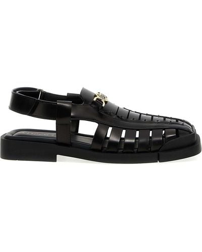 Versace Medusa Sandals - Black
