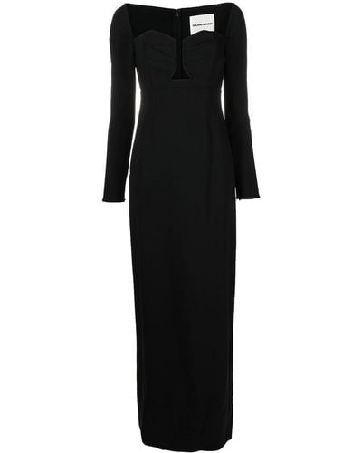 Roland Mouret Cut-out Cady Maxi Dress - Black