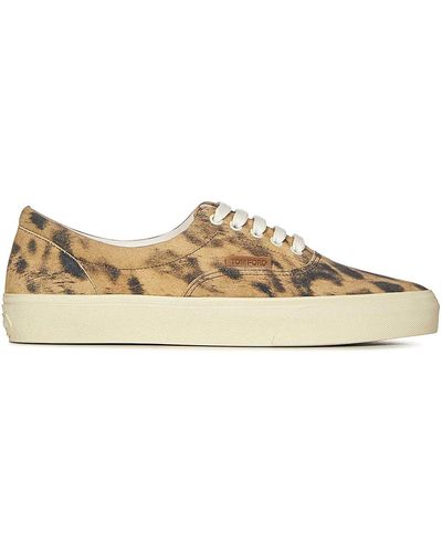 Tom Ford Low Top Trainers - Natural