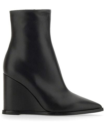 Gianvito Rossi Leather Boot - Black