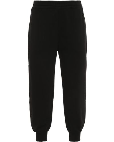 Alexander McQueen Cotton Sweat Trousers - Black