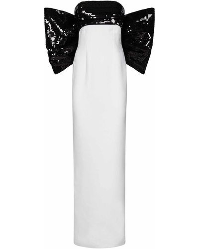 Monot Crepe Dress - White