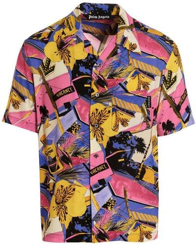 Palm Angels Miami Mix Bowling Shirt - Multicolor