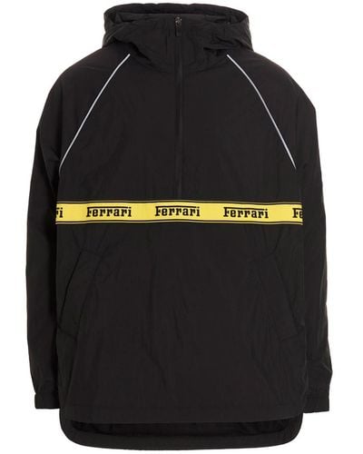 Ferrari Logo Band Jacket - Black