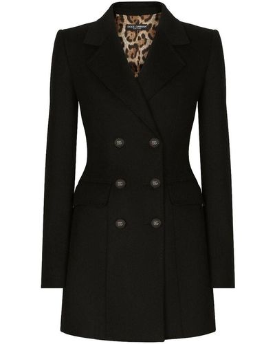 Dolce & Gabbana Wool And Cashmere Turlington Jacket - Black