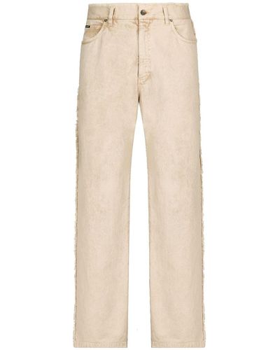 Dolce & Gabbana Oversize Jeans - Natural