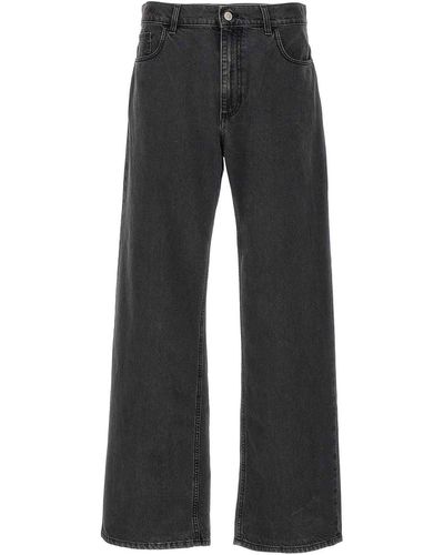 1017 ALYX 9SM Wide Leg With Buckle Jeans - Black