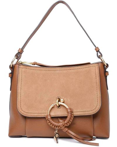 See By Chloé Small Caramel Leather Bag - Brown