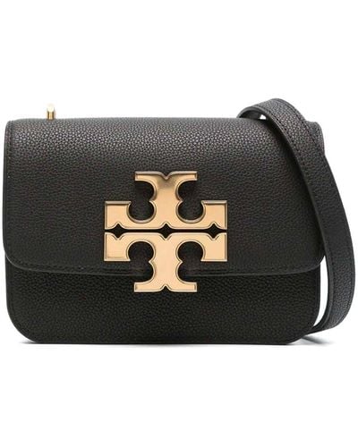 Tory Burch Eleanor Small Leather Shoulder Bag - Black
