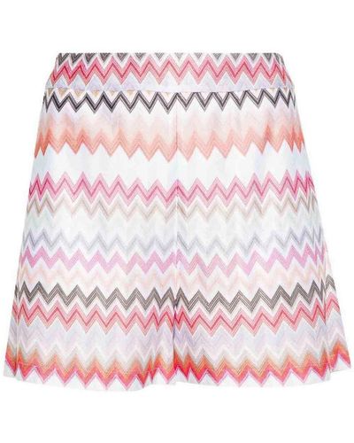 Missoni Shorts With Motif - Pink