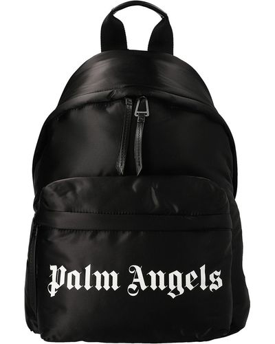 Palm Angels Logo Backpack - Black