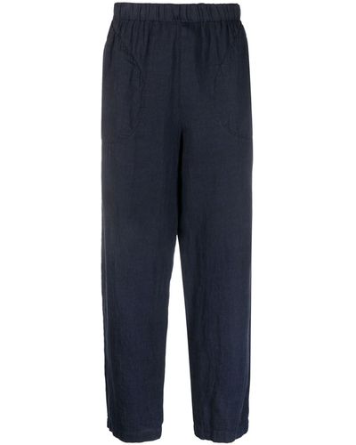 Barena Elasticated-waistband Straight-leg Trousers - Blue