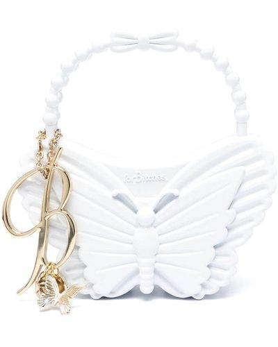 Blumarine Butterfly Shaped Handbag - White
