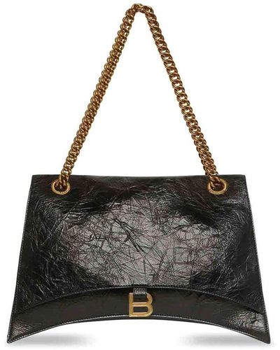 Balenciaga Crush Chain Bag Large - Black