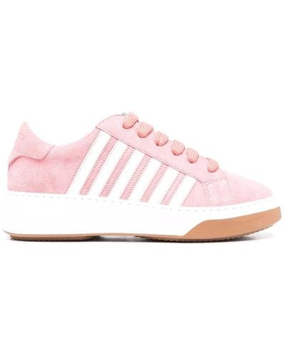 DSquared² Leather Sneakers - Pink