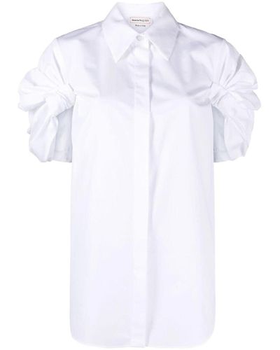 Alexander McQueen Ruffled Shirt - White