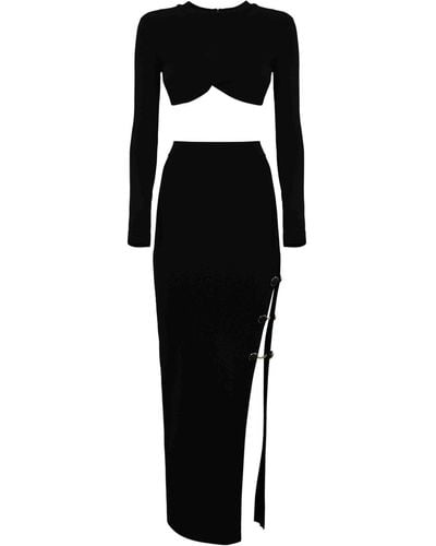Elisabetta Franchi Knitted Suit - Black